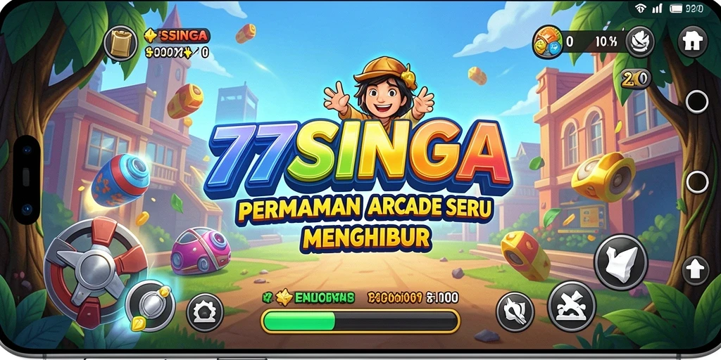 Tampilan gameplay seru dari 77SINGA yang menantang.