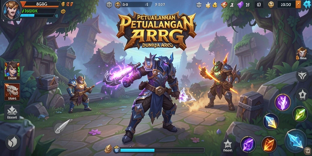 Tampilan gameplay ARPG yang menarik dan penuh aksi.