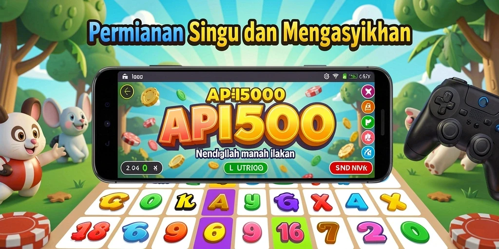 Tampilan menarik dalam permainan Bingo API5000.