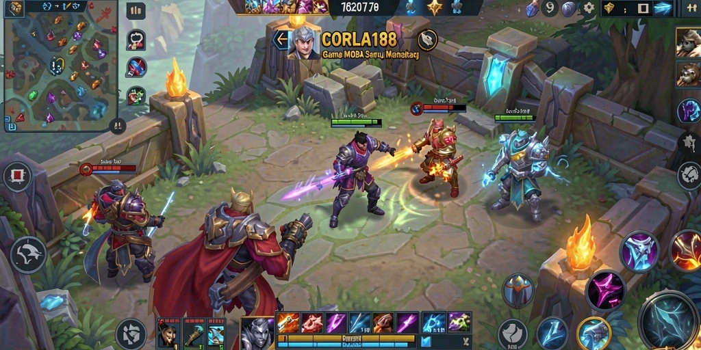 Tampilan gameplay seru dan menegangkan di CORLA188.