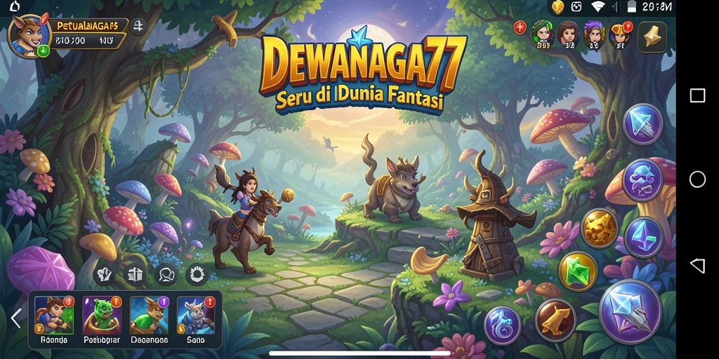 Tampilan gameplay DEWANAGA77 yang menawan dan penuh aksi.
