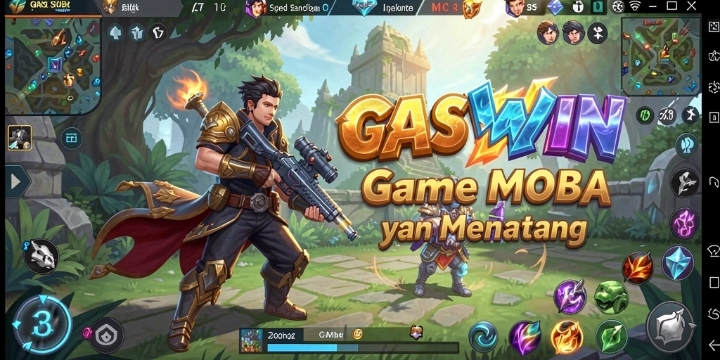 Gameplay seru dengan strategi tim di GASWIN.