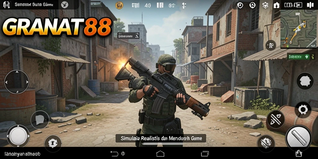 Tampilan gameplay GRANAT88 yang menampilkan simulasi interaktif.