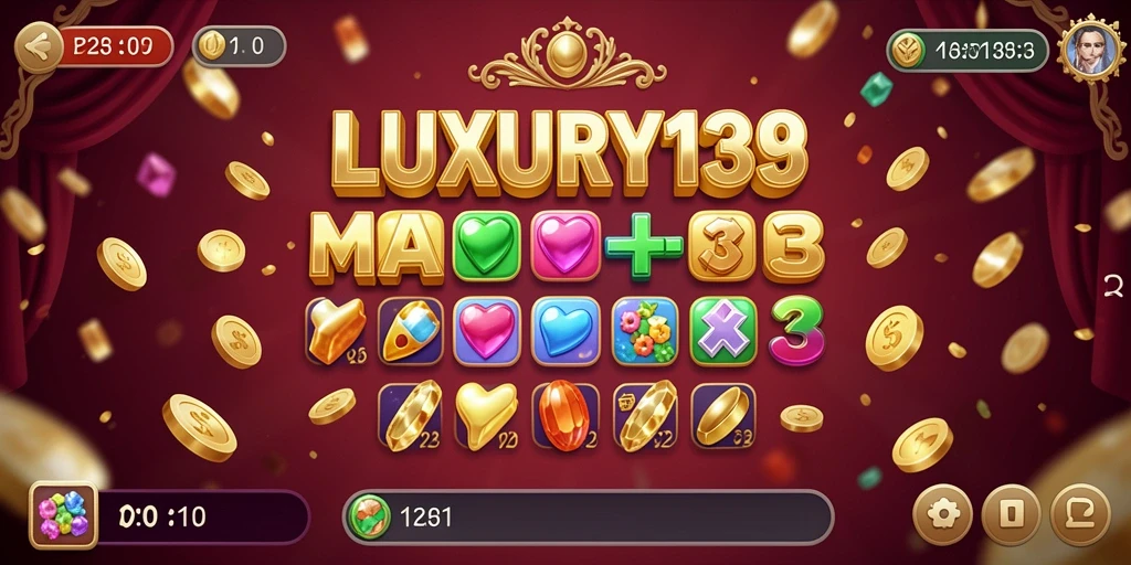 Tampilan gameplay LUXURY138 yang seru dan menantang.