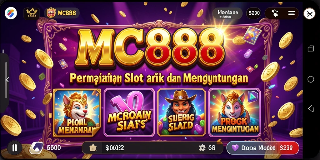 Screenshot gameplay <strong>MC888</strong> yang menampilkan keseruan dan grafis premium.