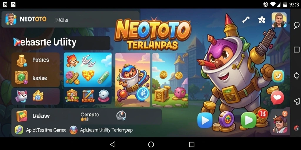 Tampilan antarmuka utama <strong>NEOTOTO</strong> yang sederhana dan mudah digunakan.
