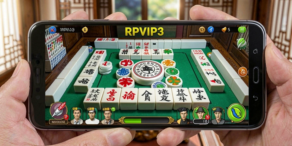 Gameplay menantang di RPVIP3 dengan desain Mahjong yang menarik.