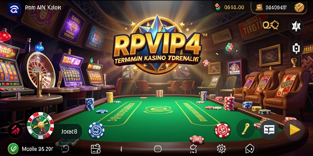 Tangkapan layar RPVIP4 menampilkan gameplay kasino yang mendebarkan.