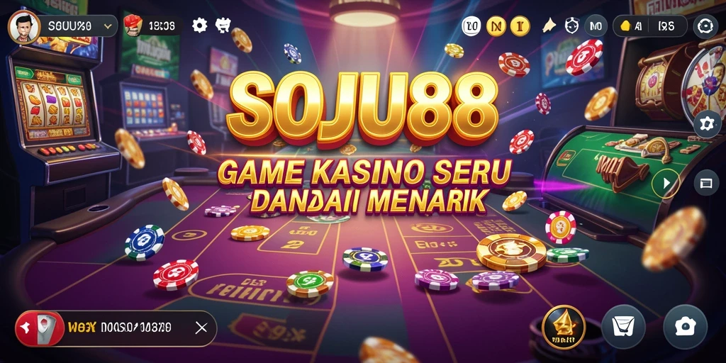 Tampilan menarik dari gameplay Kasino SOJU88 yang menghibur.