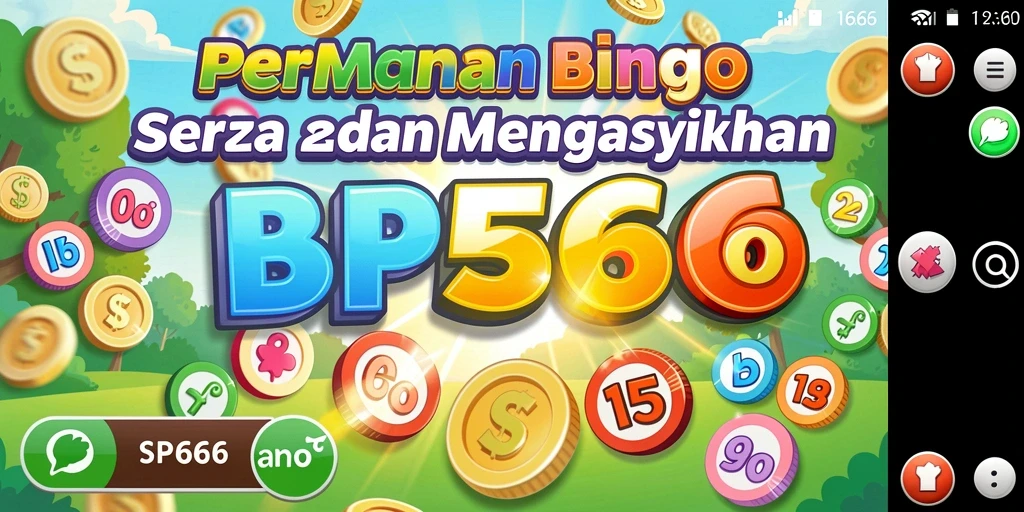 Tampilan gameplay SP666 yang menarik saat bermain Bingo.