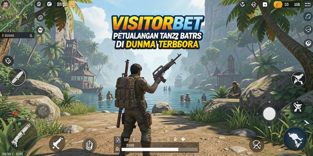 Tangkapan layar gameplay VISITORBET yang menggambarkan dunia terbuka yang luas.