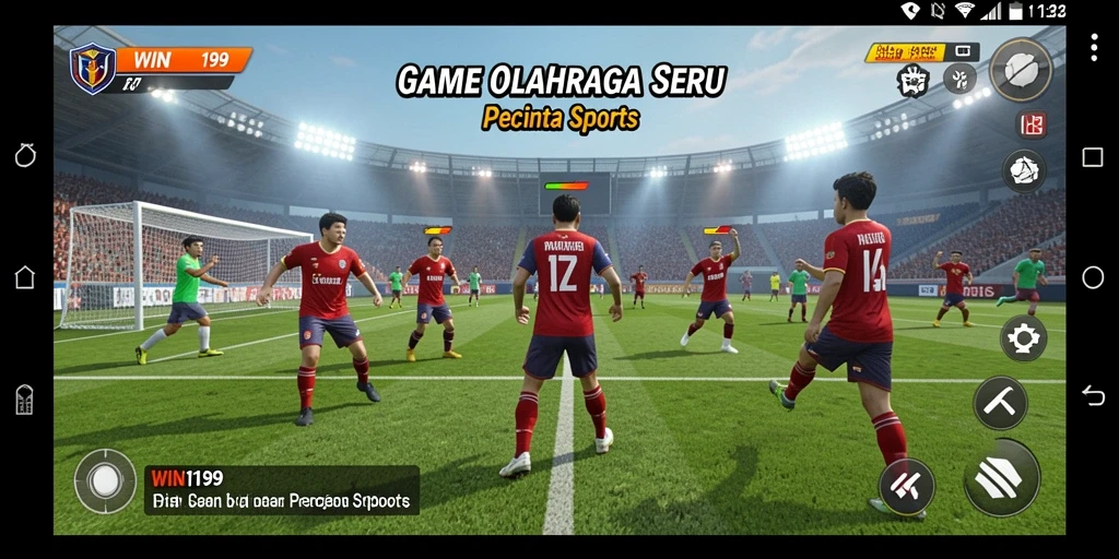 Tampilan gameplay seru dari WIN199 dengan aksi olahraga yang mendebarkan.