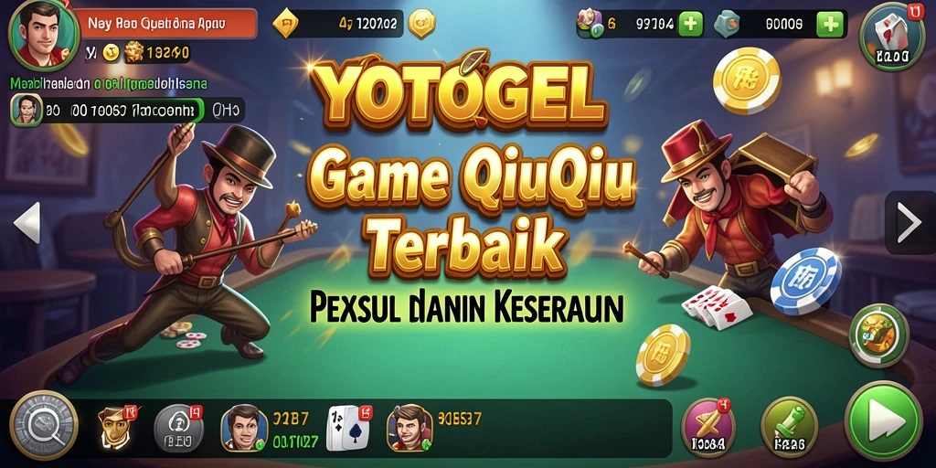 Tampilan gameplay QiuQiu yang mendebarkan di YOTOGEL.